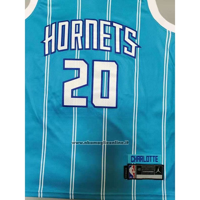 Maglia Charlotte Hornets Gordon Hayward #20 Icon 2020-21 Verde